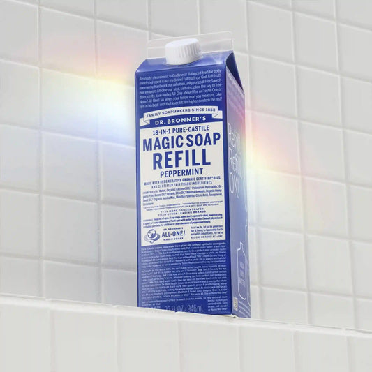 Peppermint - Pure-Castile Magic Soap Refill